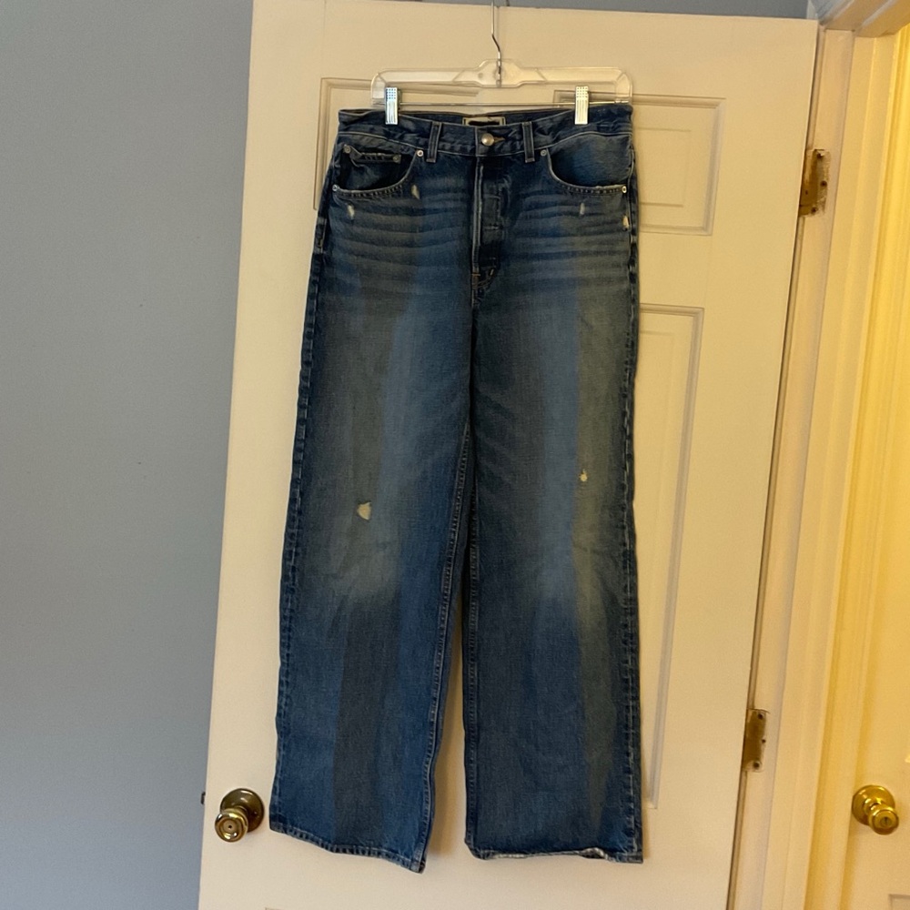 NEW Madewell The Low-Slung Baggy Jean Robertson Wash Rigid Size 28 NWOT - Picture 5 of 14